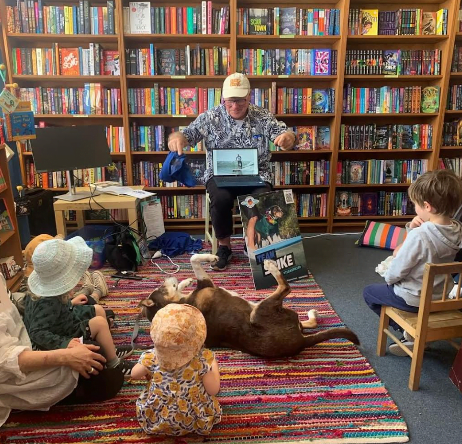 Story time at the Younger Sun bookshop in Yarraville
